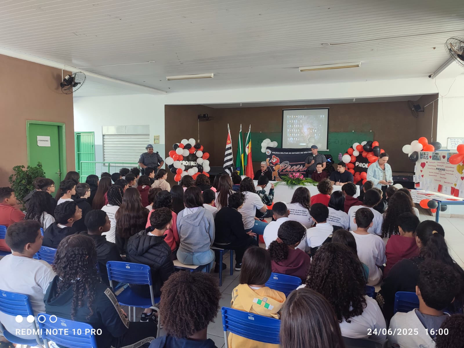 Polícia Militar certifica 247 alunos na conclusão do PROERD