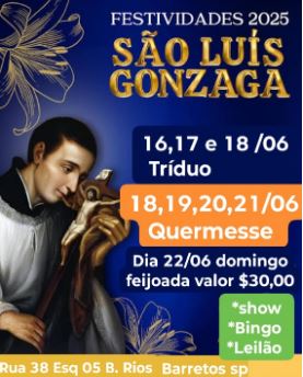 quermesse Paróquia São Luís encerra festividades com feijoada