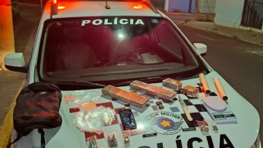 Polícia Militar detém pizzaiolo e apreende mais de 2 kg de maconha (Foto: O Diário de Barretos)