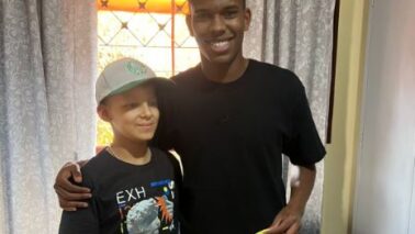 O atacante Estevão, que deixou recentemente o Palmeiras após ser contratado pelo Chelsea da Inglaterra