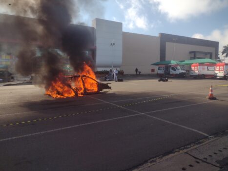 Simulado de emergência é realizado no North Shopping (Foto: O Diário de Barretos) Simulado de emergência é realizado no North Shopping (Foto: O Diário de Barretos)