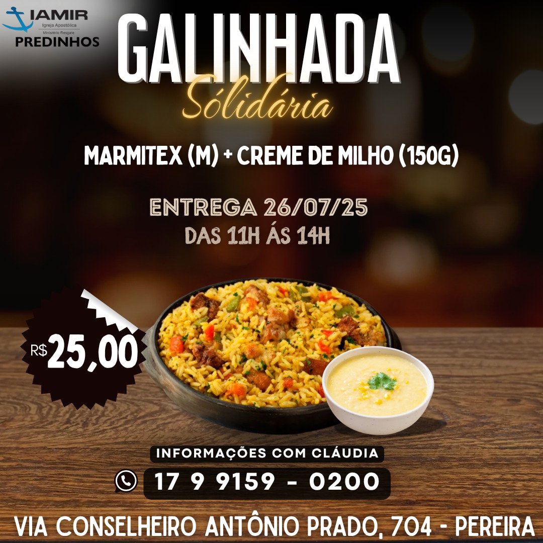 Igreja agenda promoção para o final do mês