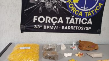 Mulher é detida pela PM com mais de 1kg de cocaína (Foto: O Diário de Barretos)