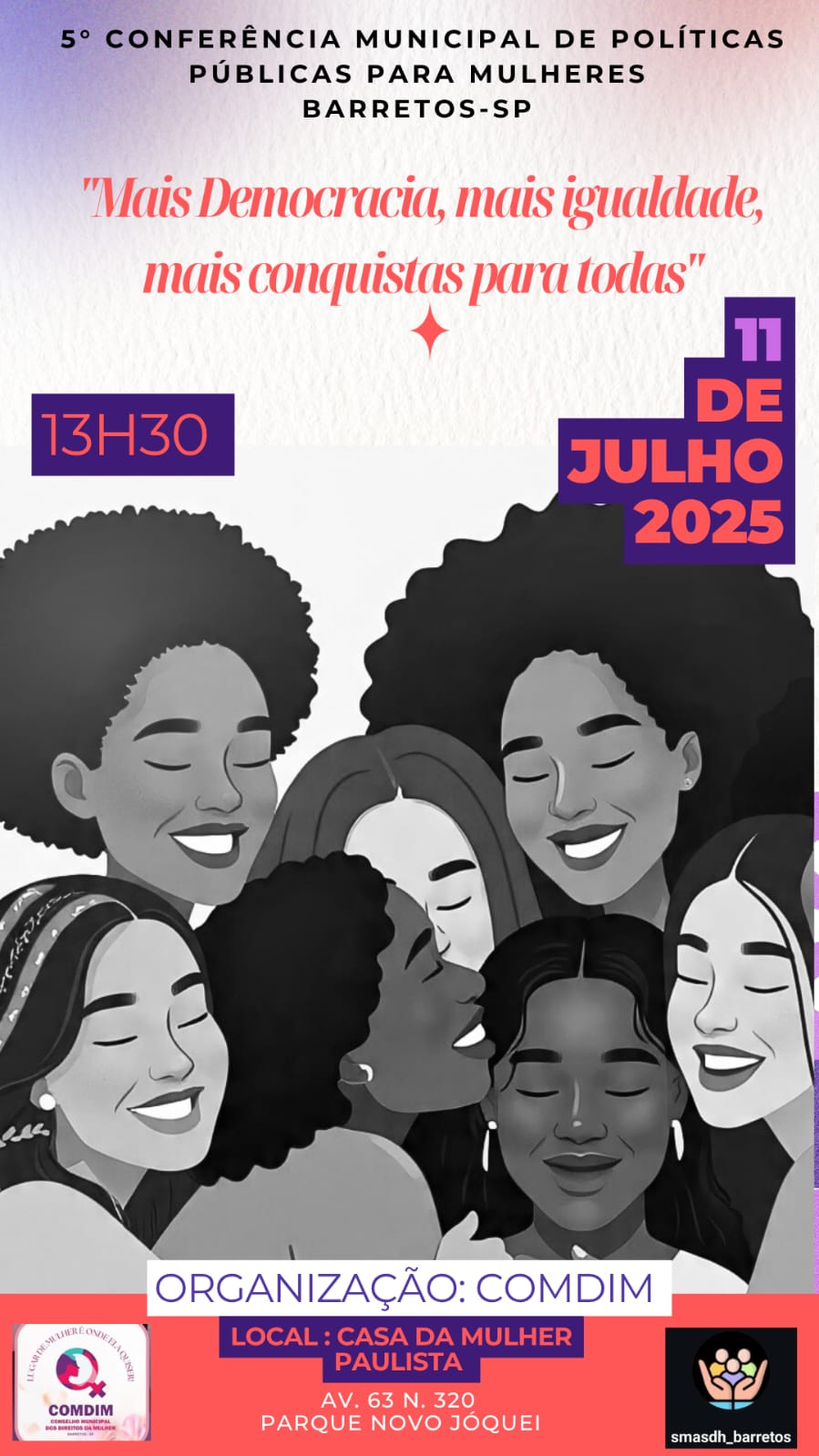 Conferência da Mulher acontece nesta sexta-feira