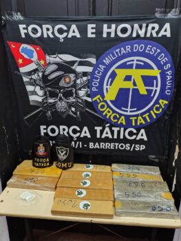 PM e GCM realizam operação e apreendem quase de 10kg de drogas (Foto: O Diário de Barretos) PM e GCM realizam operação e apreendem quase de 10kg de drogas (Foto: O Diário de Barretos)