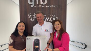 GMB entrega cafeteira na promoção “Show de Prêmios” (Foto: O Diário de Barretos)