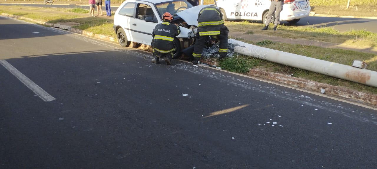 Acidente deixa quatro feridos na avenida das Nações em Barretos