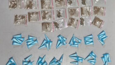Polícia Militar aborda criminoso na prática de tráfico no Luís Spina (Foto: O Diário de Barretos)