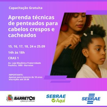 CABELOS CAPACITAÇÃO: Curso tem objetivo fomentar o empreendedorismo na área da beleza