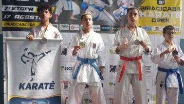 Enzo O karateca Enzo Papel conquistou medalha de bronze no final de semana, durante competição realizada na cidade de Piracicaba.
