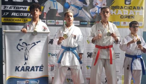 Enzo O karateca Enzo Papel conquistou medalha de bronze no final de semana, durante competição realizada na cidade de Piracicaba.