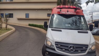 Ciclista na contramão provoca acidente na área central (Foto: O Diário de Barretos)