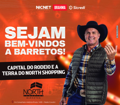 North Shopping Barretos é ponto de encontro de turistas e visitantes durante o Barretão 2025 North Shopping Barretos é ponto de encontro de turistas e visitantes durante o Barretão 2025