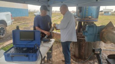 WhatsApp Image 2025-08-06 at 16.51.29 O Serviço Autônomo de Água e Esgoto de Barretos (SAAE) informou que a filmagem técnica com câmera submersível identificou que algumas arandelas de sustentação estão danificadas nas primeiras 15 barras do eixo.