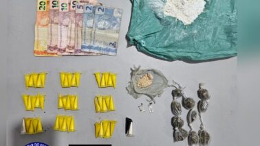 Jardineiro é detido pela PM por tráfico de entorpecente (Foto: O Diário de Barretos)