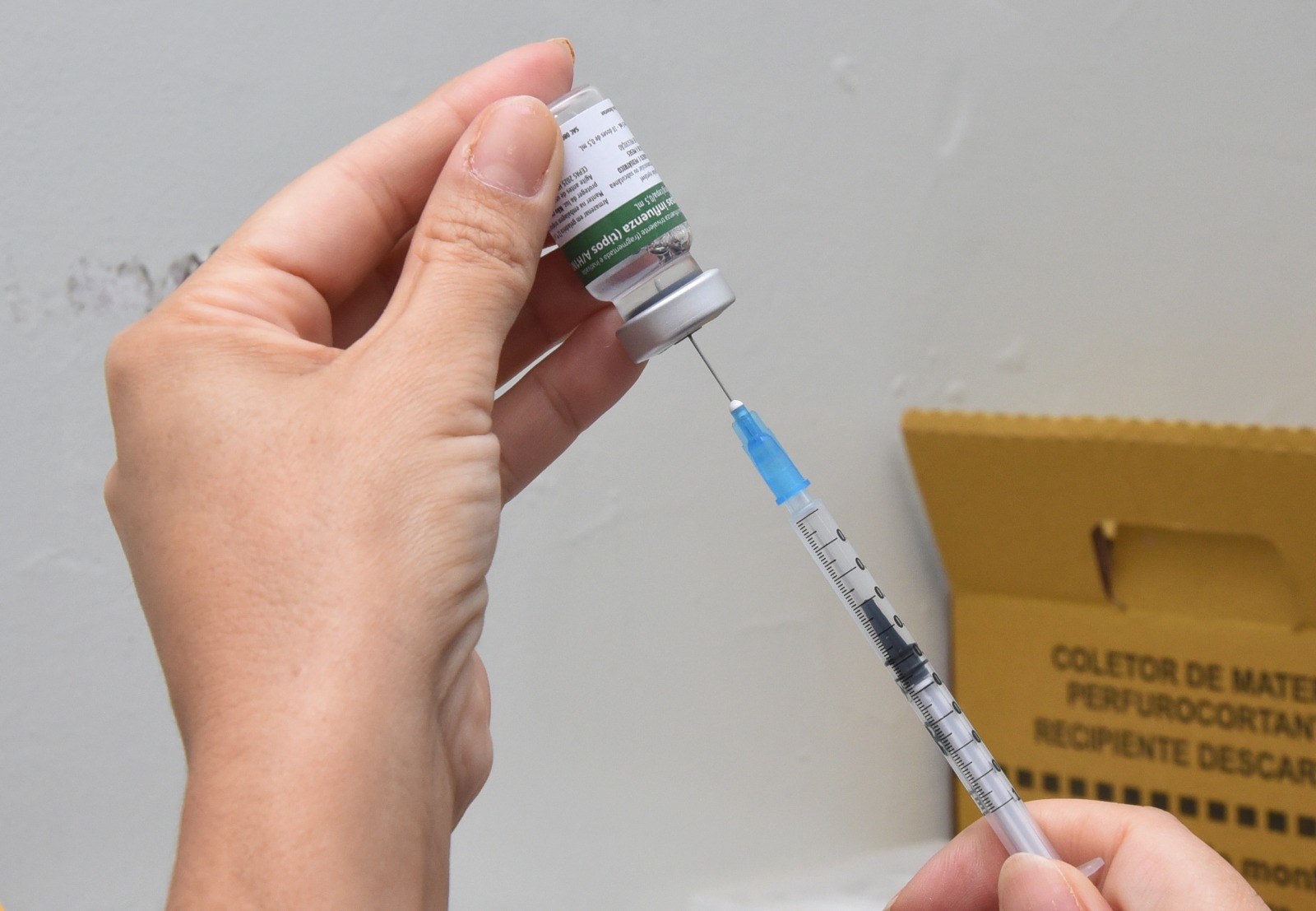 Vacinação contra a gripe no Calçadão neste sábado