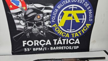 Homem é surpreendido pela PM com arma de fogo (Foto: O Diário de Barretos)