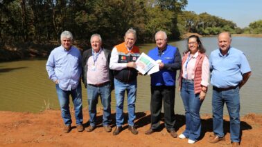 Aconteceu na manhã desta segunda (11), uma visita técnica de encerramento das obras de desassoreamento da lagoa na Fazenda Flórida e do Ribeirão Pitangueiras