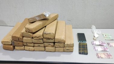 Polícia Militar detém comerciante e apreende mais de 22kg de entorpecentes (Foto: O Diário de Barretos)