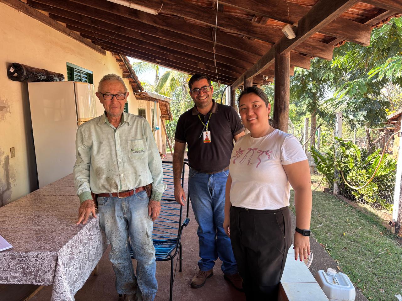 Agricultores recebem visita de equipe do projeto Cadeias Produtivas