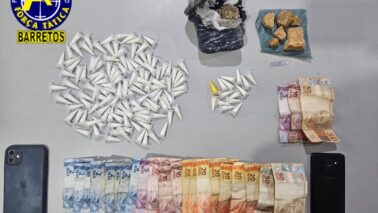 Adolescentes são surpreendidos na prática de tráfico no Luís Spina (Foto: O Diário Barretos)