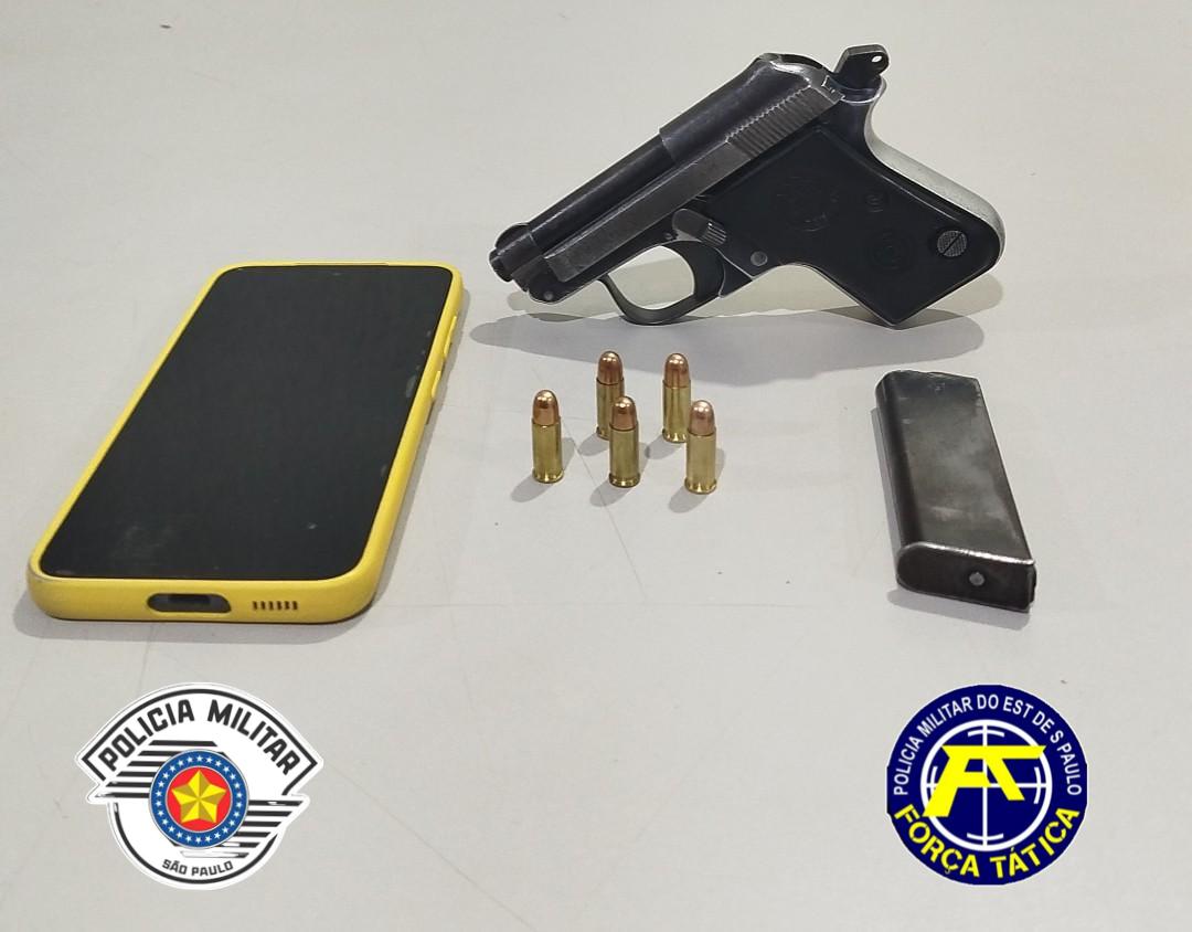 Entregador é detido no crime de posse ilegal de arma de fogo