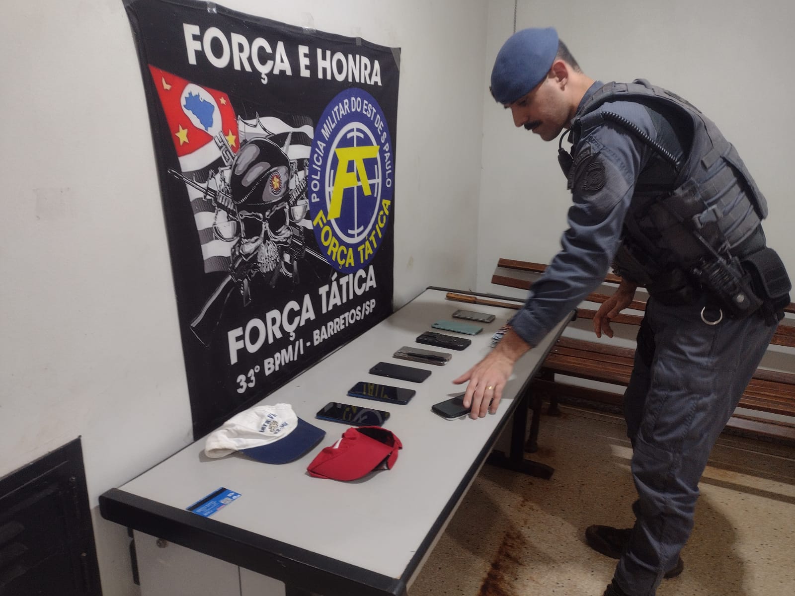 Assaltante é preso pela PM durante roubo a ônibus na Assis Chateaubriand