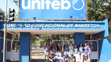 O time feminino do Colégio FEB/APAB Barretos já está em Águas de Lindoia, onde participa da final estadual dos Jogos Escolares até o próximo dia 29 de agosto.