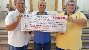 A Paróquia do Bom Jesus divulgou o nome do ganhador do sorteio ocorrido no dia 9 de agosto do prêmio de R$ 10 mi da Campanha de Evangelização.