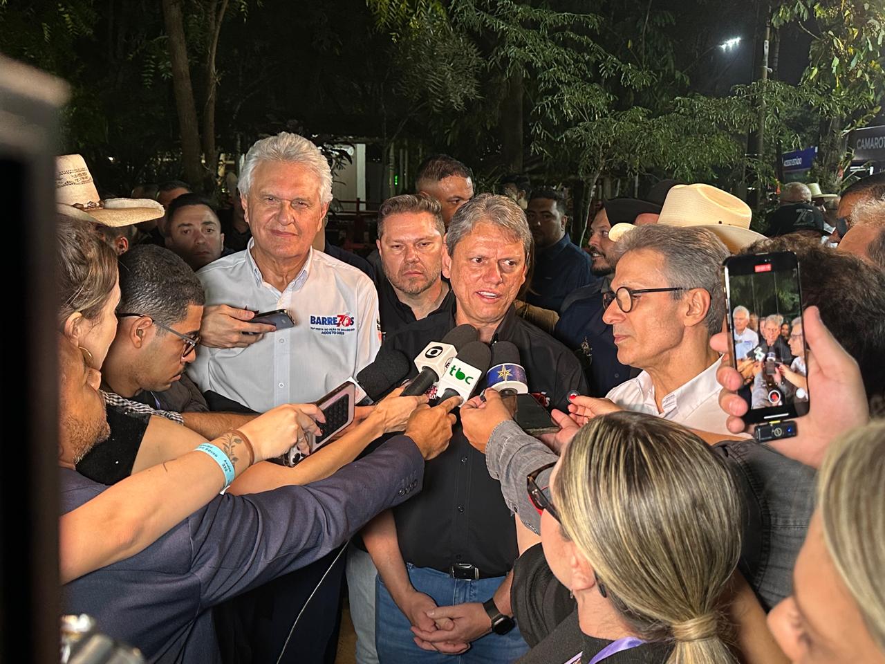 Governadores visitam a 70ª Festa do Peão de Barretos e destacam a força do evento e do agronegócio