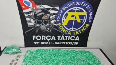 Polícia Militar encontra adolescente e apreende 1,3 kg de drogas (Foto: O Diário de Barretos)