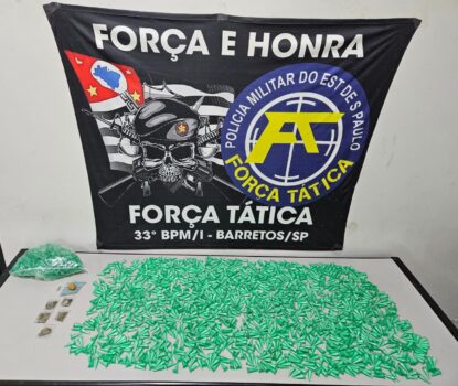 Polícia Militar encontra adolescente e apreende 1,3 kg de drogas (Foto: O Diário de Barretos) Polícia Militar encontra adolescente e apreende 1,3 kg de drogas (Foto: O Diário de Barretos)
