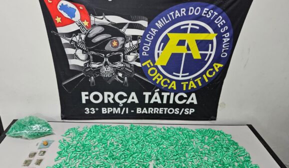 Polícia Militar encontra adolescente e apreende 1,3 kg de drogas (Foto: O Diário de Barretos)