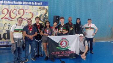 Representantes de Barretos que participaram do torneio