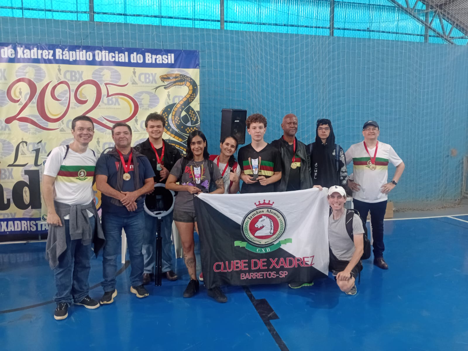 Equipe de xadrez marca presença em torneio regional