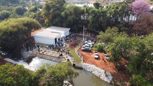 Unidade de captação de água do córrego das Pedras foi inaugurada no dia 25 de agosto (Foto: Divulgação)