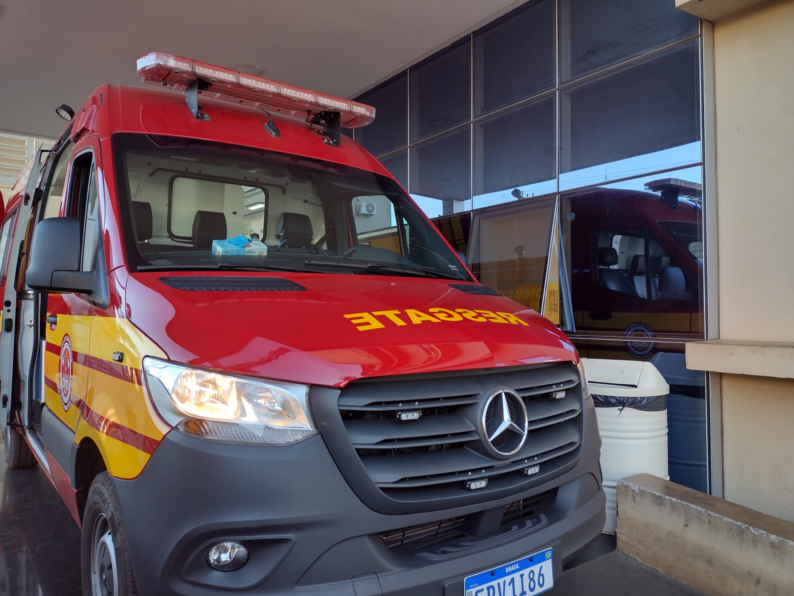 Acidentes mobilizam equipe da UR do Corpo de Bombeiros