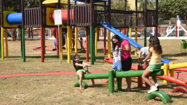 O Parque Infantil da Região dos Lagos foi totalmente revitalizado e reaberto ao público, após um período de interdição devido às más condições estruturais.