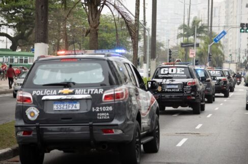 Polícia Militar paulista participa da operação contra o crime organizado (Foto: Divulgação Secretaria Estadual de Segurança Pública) Polícia Militar paulista participa da operação contra o crime organizado (Foto: Divulgação Secretaria Estadual de Segurança Pública)