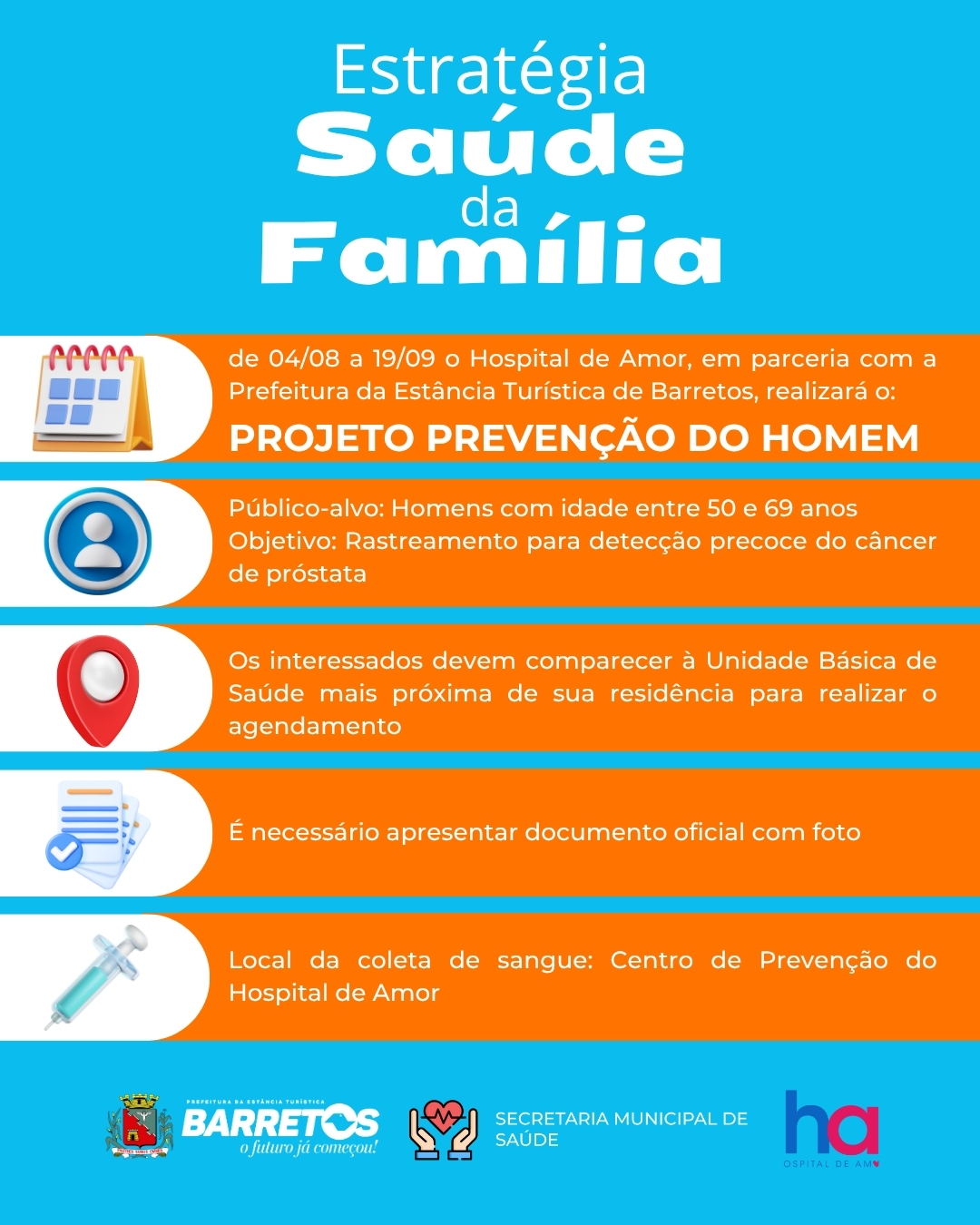 Ação especial alerta para prevenção ao câncer de próstata