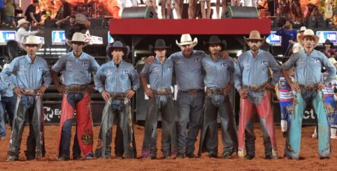 sete A Liga Nacional de Rodeio (LNR) realizou, na noite desta quarta-feira (27), o terceiro round de montarias em touro.