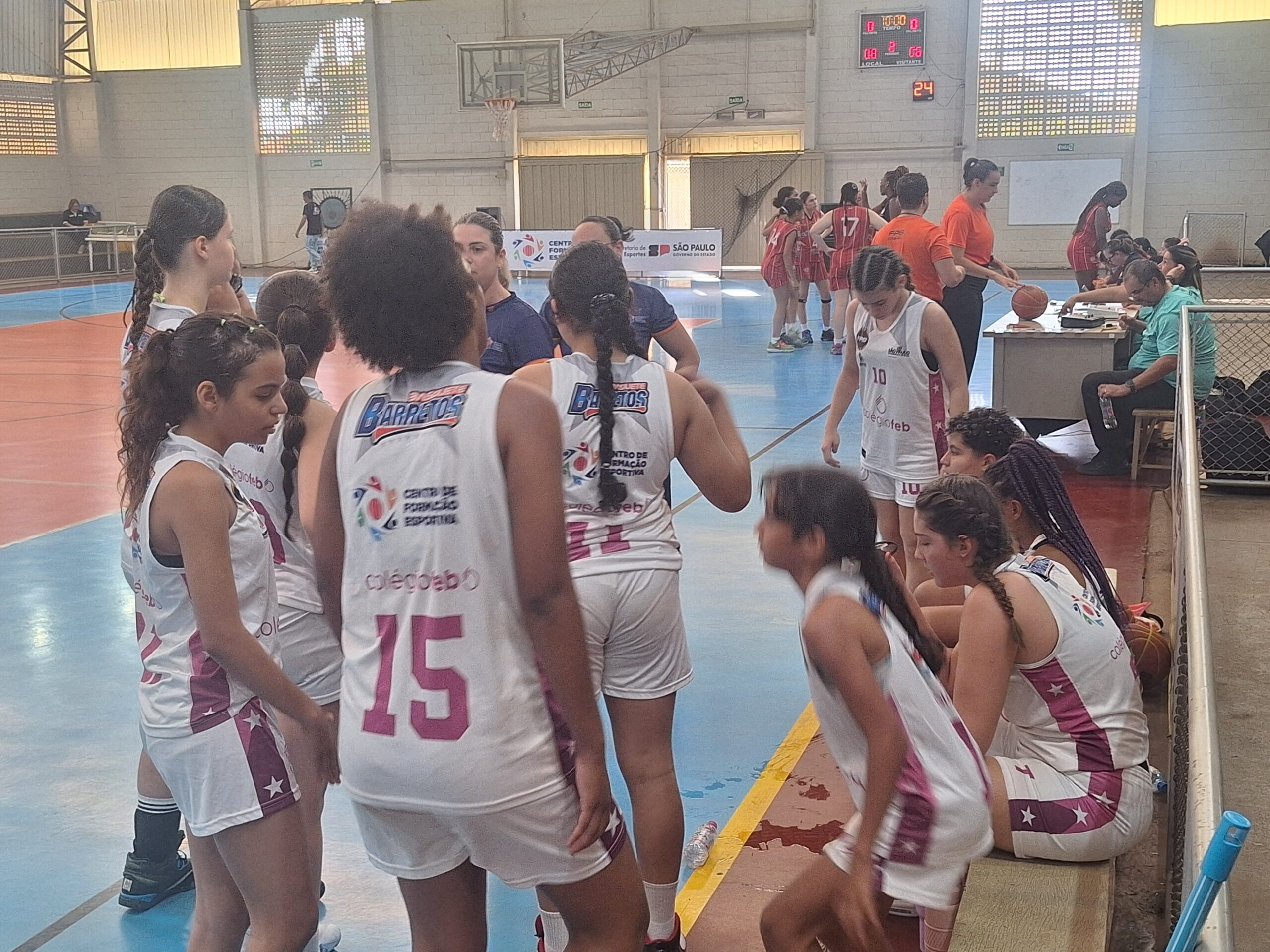 Basquete feminino vence pelo Paulista Sub-14 em Santo André