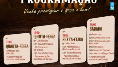 5º Encontro Nacional dos Muladeiros do Bem acontece até o dia 20 de setembro no Rancho Nossa Senhora de Guadalupe