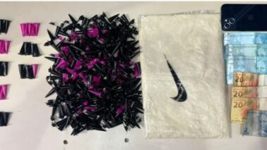 Homem é detido pela PM droga na região (Foto: O Diário de Barretos)