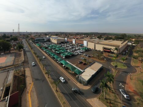 Vista aérea do North Shopping Barretos que promoveu várias ações especiais (Foto: Neto Drone) Vista aérea do North Shopping Barretos que promoveu várias ações especiais (Foto: Neto Drone)