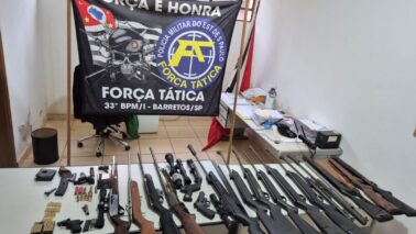 Operação da PM culmina com prisões e apreensões de armas em Colina (Foto: O Diário de Barretos)