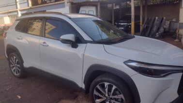 Carro é apreendido com sinais identificadores adulterados em Barretos (Foto: O Diário de Barretos)