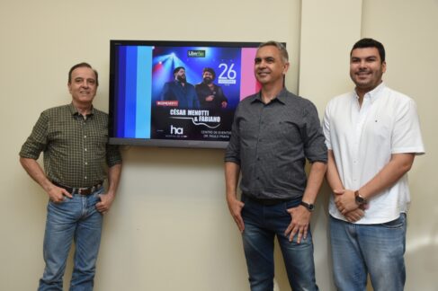 César Menotti e Fabiano em  jantar-show para o HA