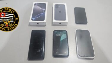 Polícia Militar detém suspeitos e recupera celulares furtados (Foto: O Diário de Barretos)