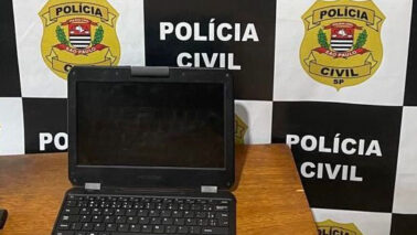 Polícia Civil recupera computador furtado de escola estadual (Foto: O Diário de Barretos)
